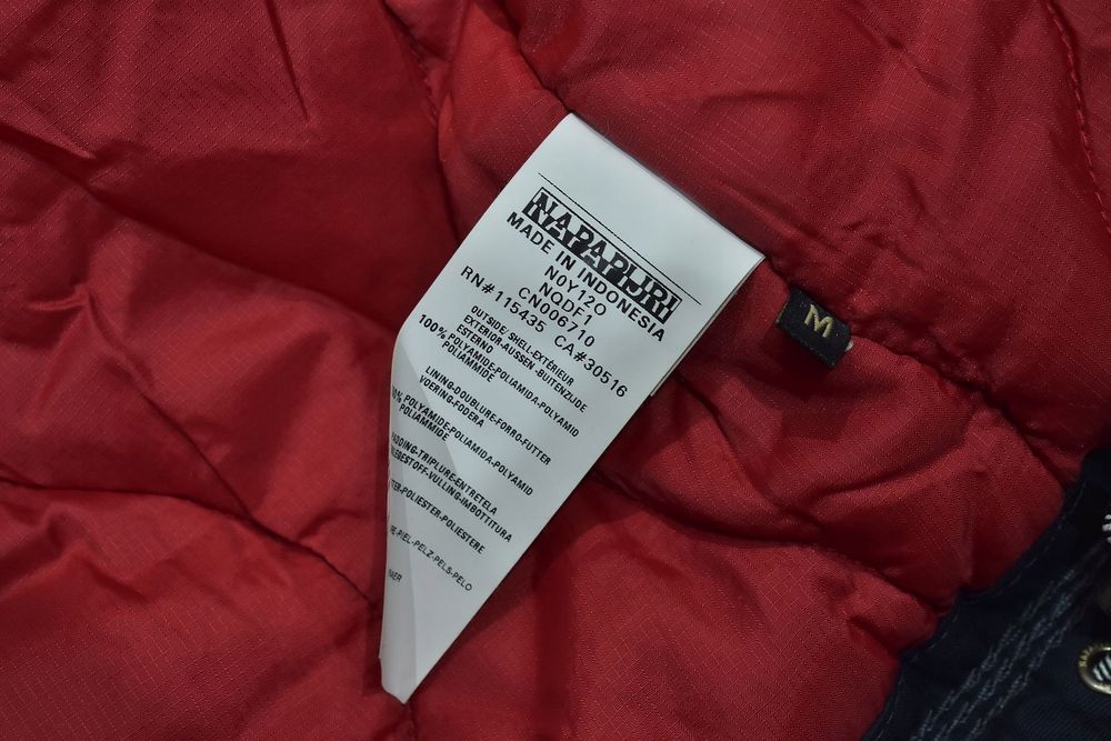 Napapijri Zimowa Kurtka Męska Parka Z Kapturem Obszytym Futrem Skidoo M