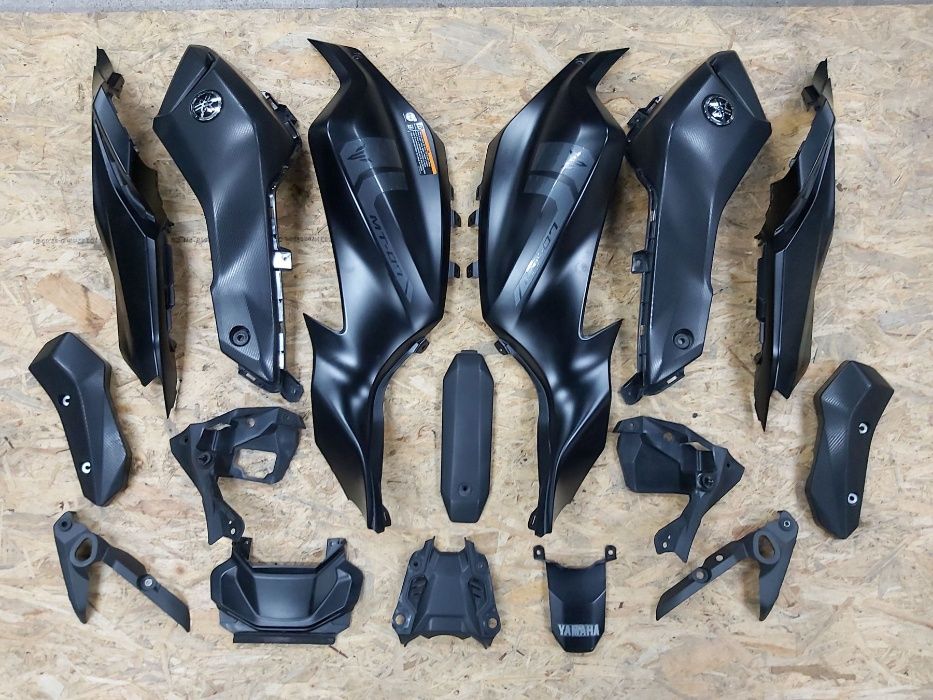 Yamaha MT07 Linka podnozek kierunkowskaz przelacznik pompa przewod set