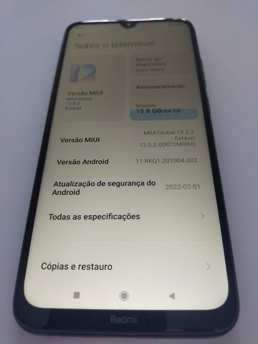 Telemóvel Xiaomi 8T, 64Gb, preto