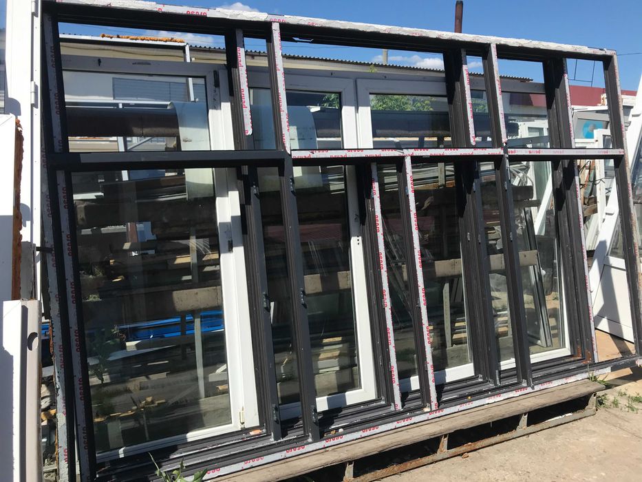 Балконный блок рама длина 3600\3150 высота 2150\1500 цена 16500 грн