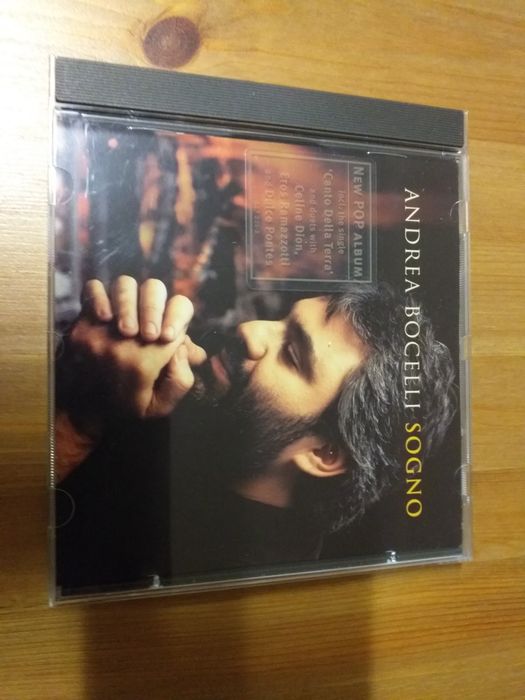 NOVO,cd Andrea Bocelli,Sogno,nunca tocou,envio ctt