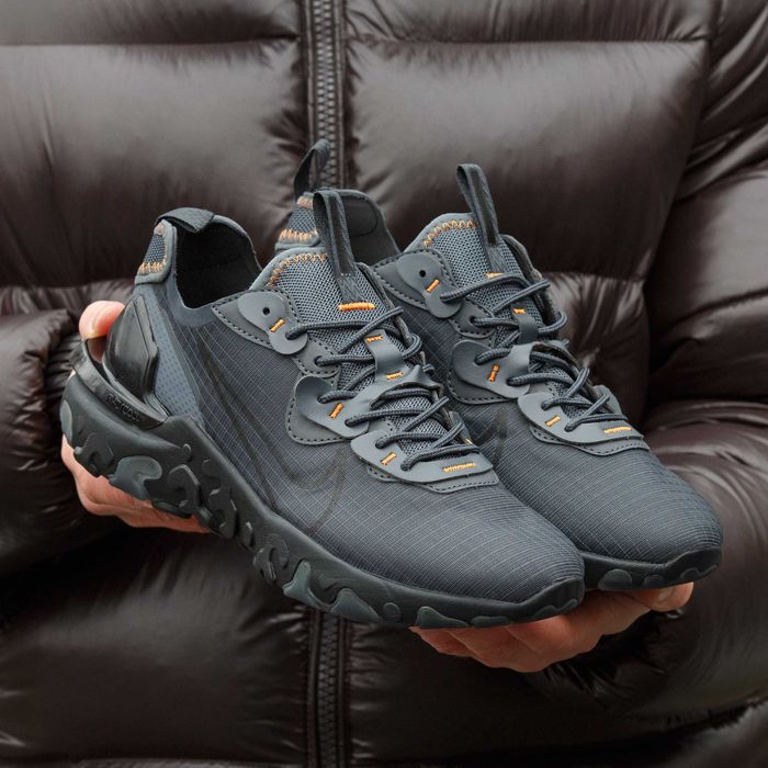 Чоловічі кросівки Nike React Vision "Dark/Grey" Розміри 40-45