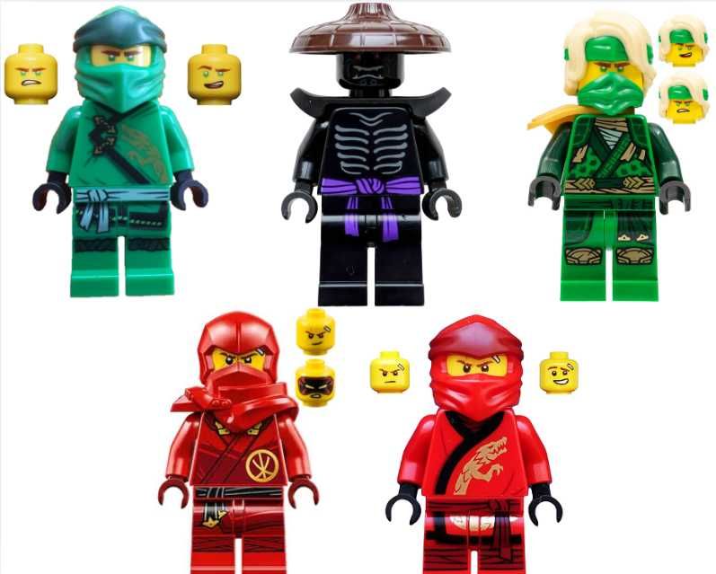 NOWE! 15 Figurek oraz 3 Polybagi z LEGO Ninjago.