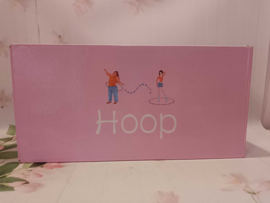 Hula Hoop dla dorosłych do masażu szaro-zielony