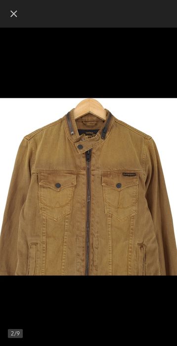 Kurtka jeansowa Męska  Super Dry Cooper Black Denim jak nowa