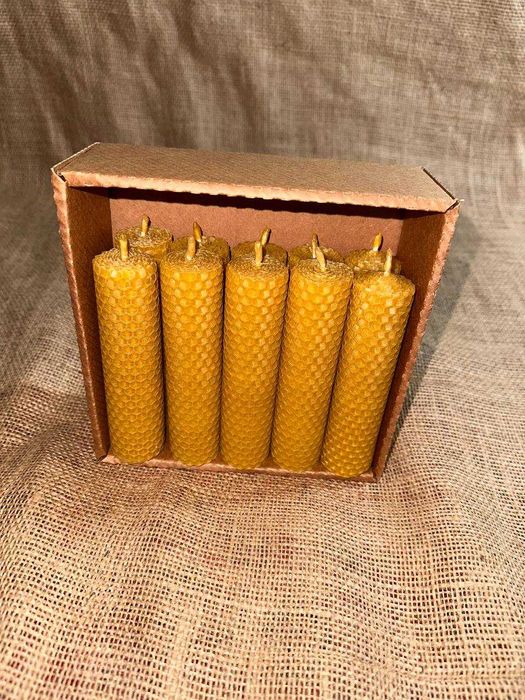 Набір свічок з бджолиного воску