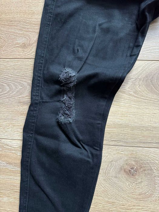 spodnie CALZEDONIA czarne z przetarciami roz 38 M