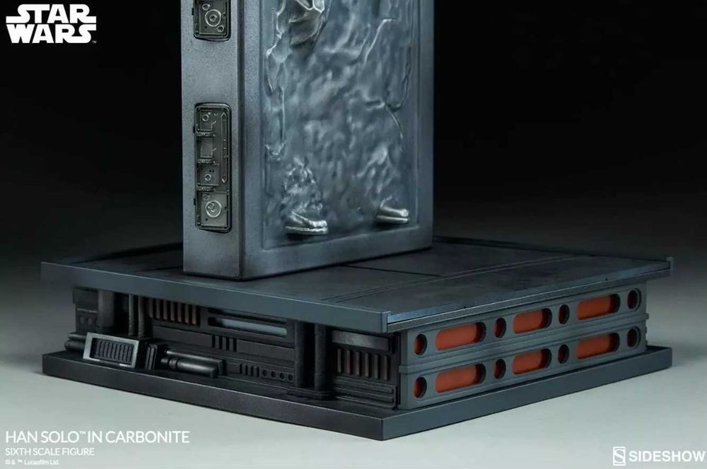 Star Wars Han Solo in Carbonite 1:6 Figur Sideshow Harrison Ford 38 cm