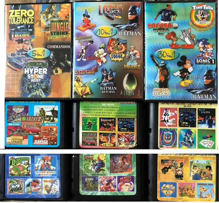 SEGA Середній бокс Mortal Kombat Battletoads для приставок mega drive