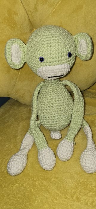 Małpka na szydełku