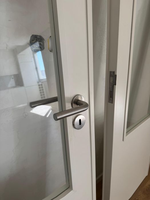 Portas Lacadas Brancas com vidro