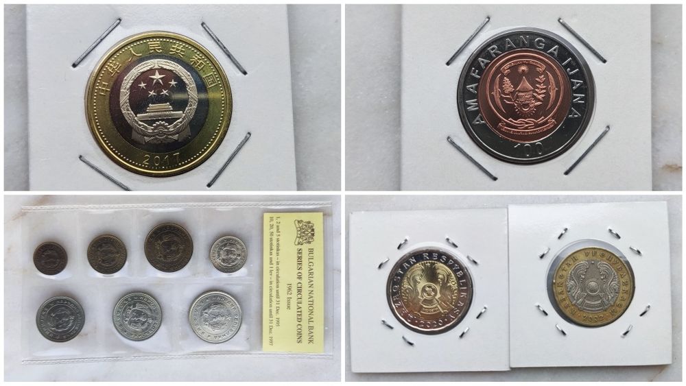 Lote 44 moedas do mundo