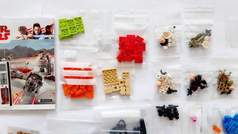 Lego Star Wars 75202 Defense of Crait em peças novas