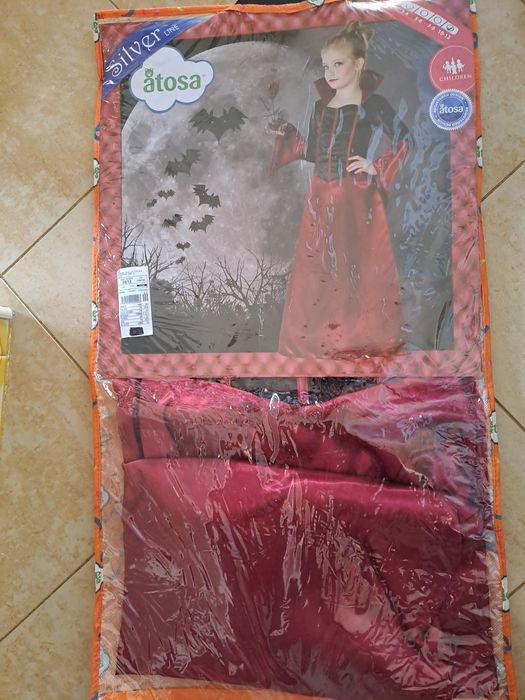 Fantasia  de Vampira 10/12 anos