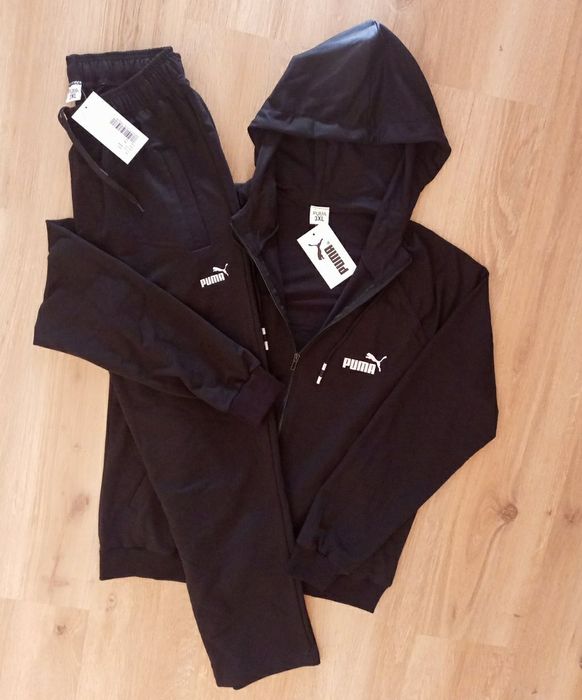 5XL!Мужской черный спортивный костюм большой размер деми