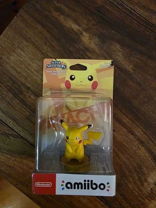 Amiibo Pikachu – Super Smash Bros. Collection (Nintendo) Novo e Selado