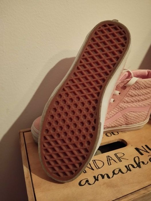 Tênis vans rosa modelo raro