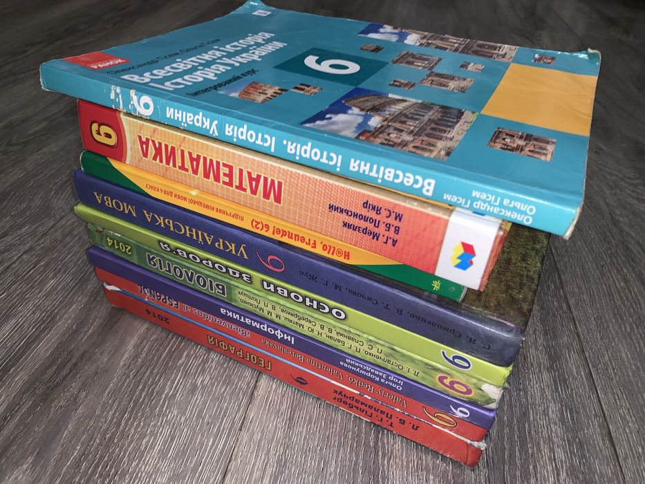 Підручники для 6 класу