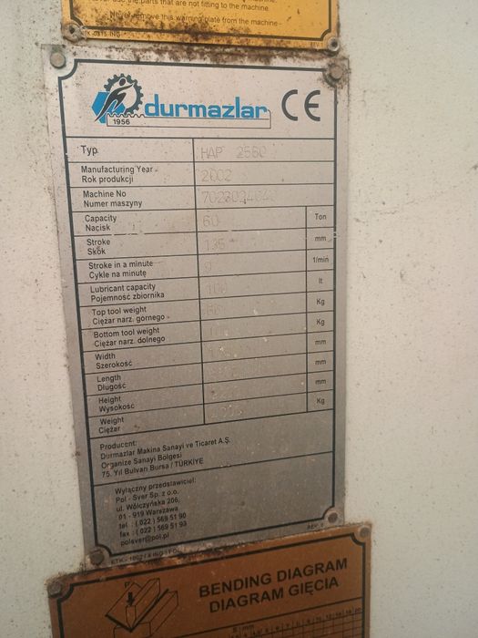 Prasa krawędziowa zaginarka