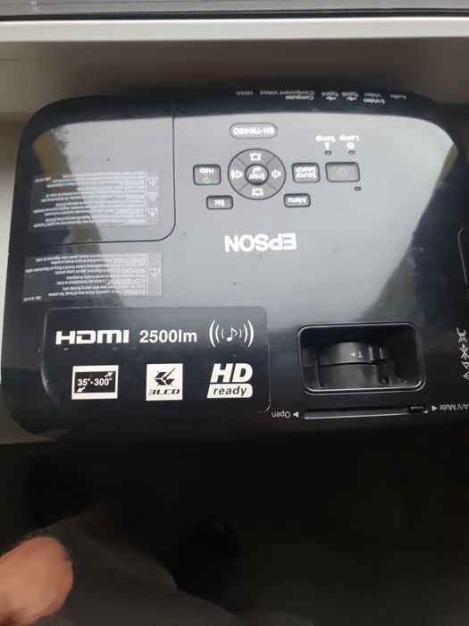 Epson EH-TW490 Projektor HD HDMI + Pilot + Torba + Instrukcja | Kompletny zestaw