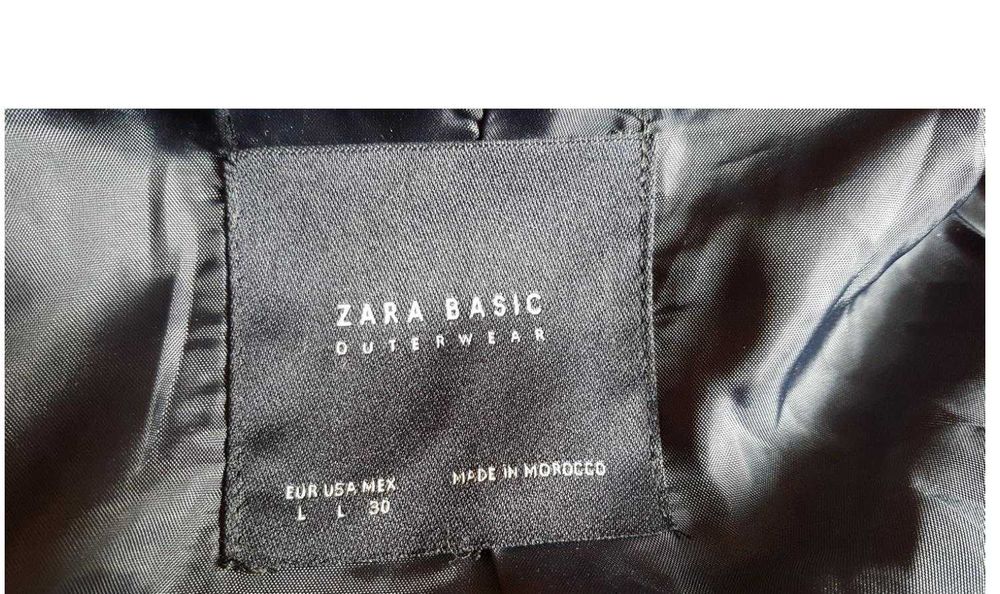 ZARA krótki płaszcz L