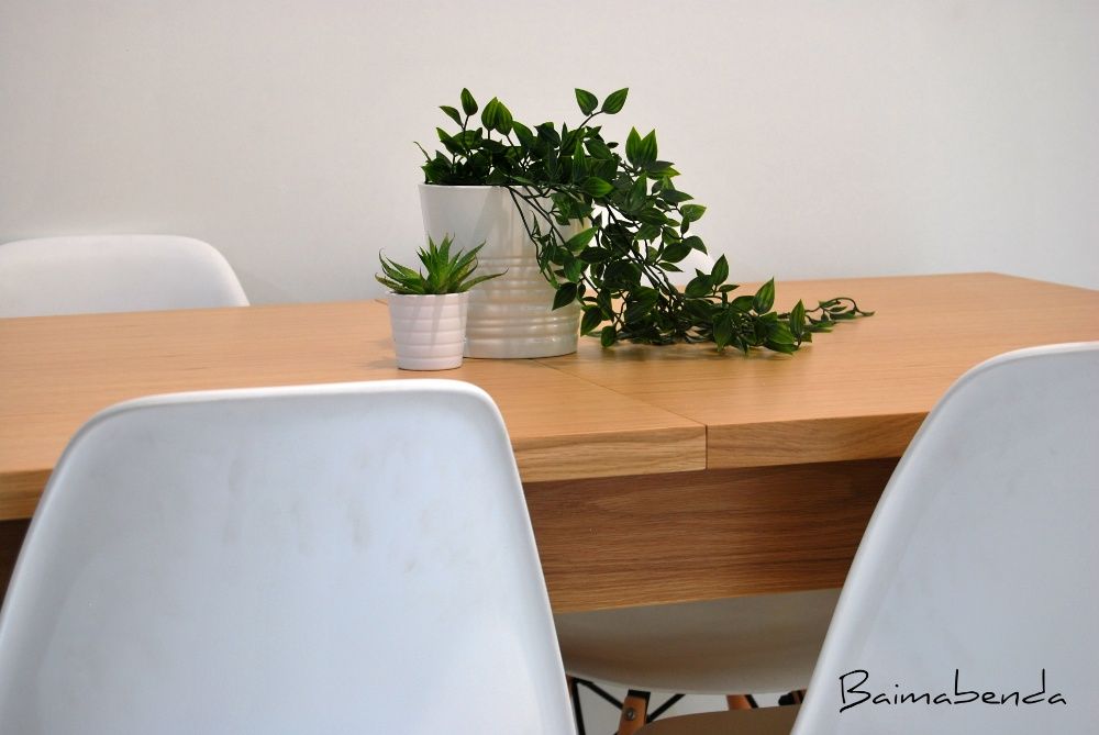 Mesa de Jantar / Refeição/ Extensível Retro Vintage / estilo nórdico