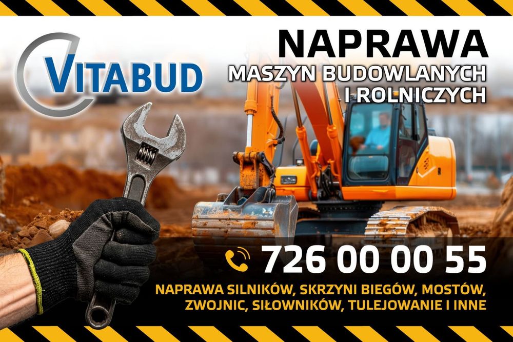 Naprawa maszyn budowlanych i rolniczych