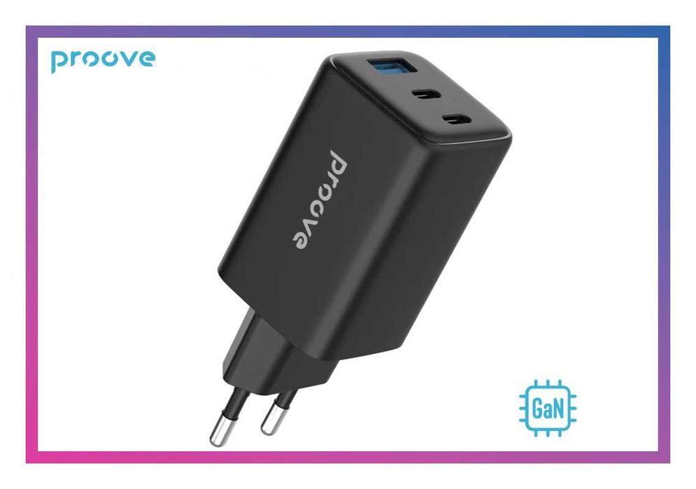 Блок зарядки 100W Proove gan зарядка блочок для быстрой зарядки