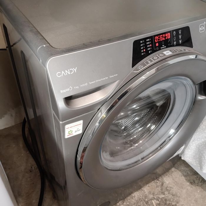Pralka Candy srebrna 9kg z gwarancja.