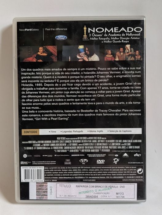 DVD Chicago + Rapariga com Brincos de Pérola