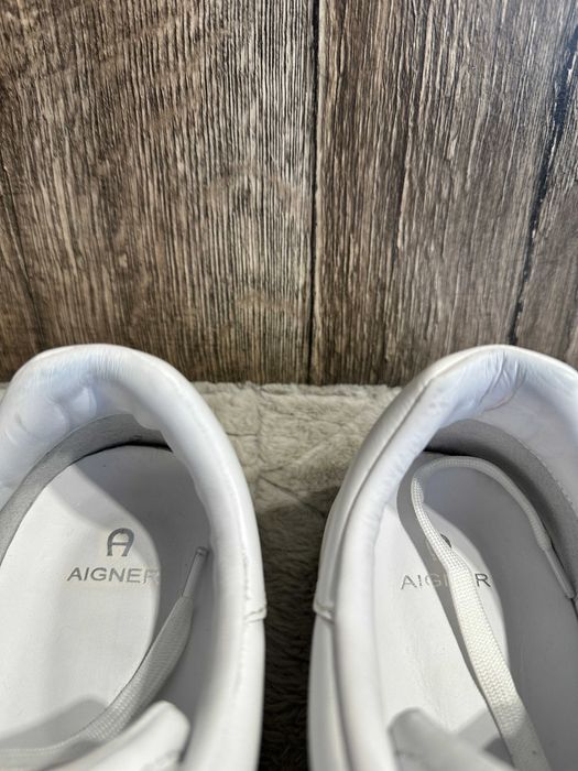 buty męskie trampki skórzane aigner david 48b 44