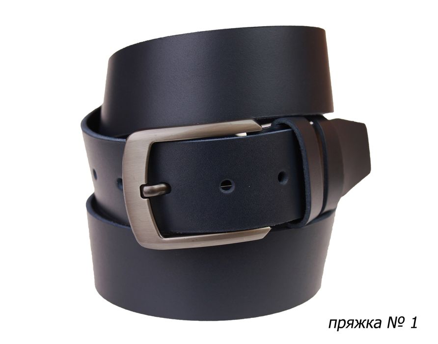 Ремінь шкіряний джинсовий SULLIVAN RMK-61(7) 115-150 см синій