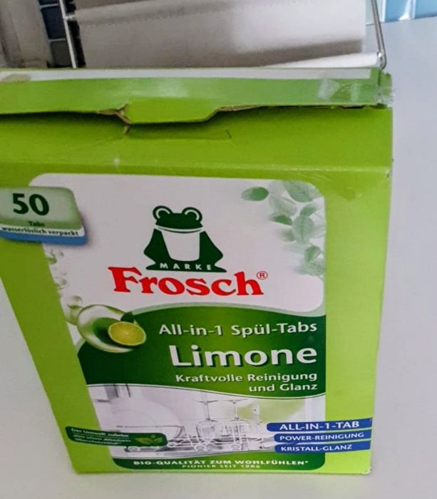 Frosch Limone – Niemieckie Tabletki do Zmywarki (70 szt.)