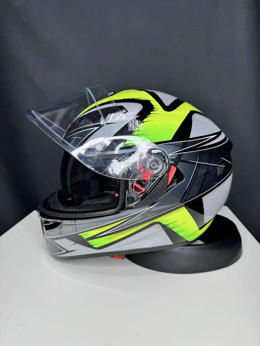 Kask Motocyklowy Agv ML K3-SV Green Sportowy Turystyczny Hjc Ls2 Shark Nolan Lazer