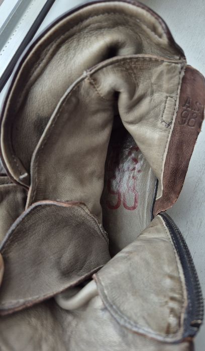 AS 98 roz. 42 SKÓRA NATURALNA w całosci  botki premium airstep