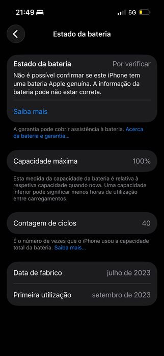 Iphone 15 IMPECÁVEL