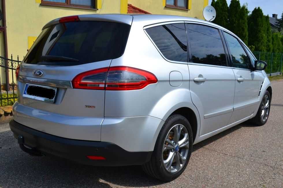 Ford S-Max Titanium 2.0 TDCi 140KM*2013r*7-osobowy*Hak*Skóra*Pamięć foteli*Zadbany*Polecam!