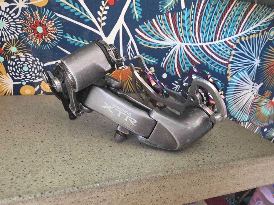 Przerzutka tył Shimano XTR RD-M951 8s biegów/rzędów 3x8 zmodyfikowana