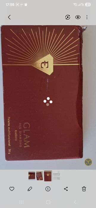 Paleta de sombras Eudora