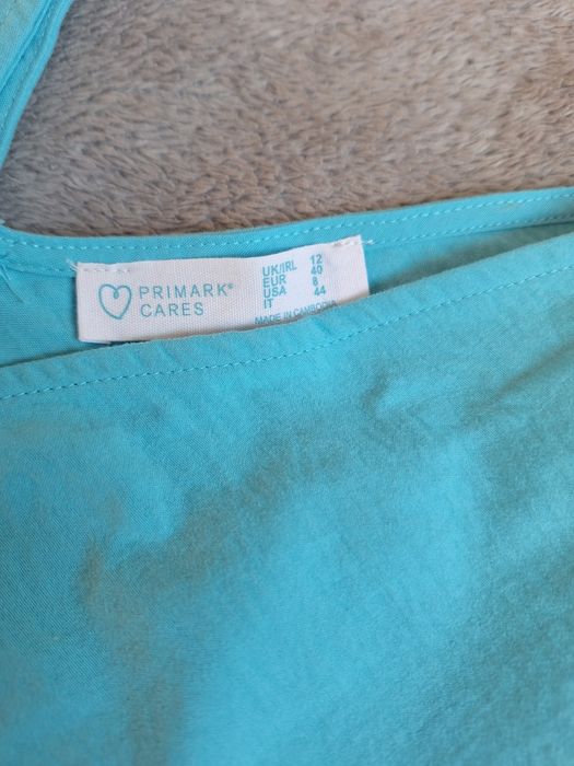 Niebieska bluzka bez rękawów Primark L