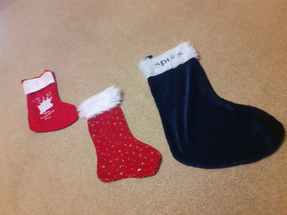 Сапожка новогодняя, носок Санты