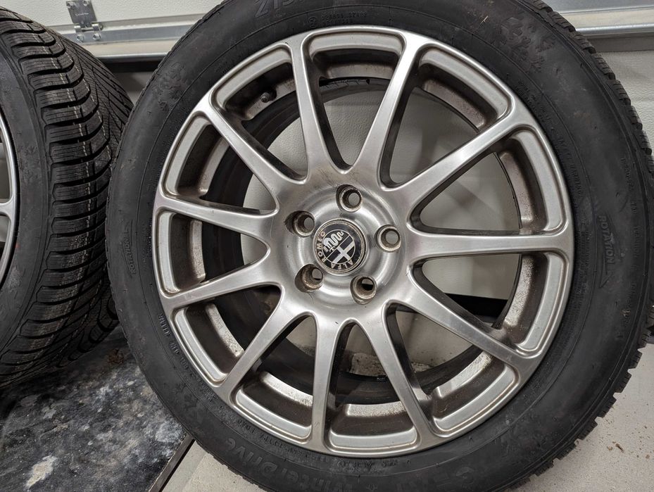Piękne koła zimowe(nowe opony) 5x110 AlfaRomeo 159 , Opel, Saab, 215/50 R17