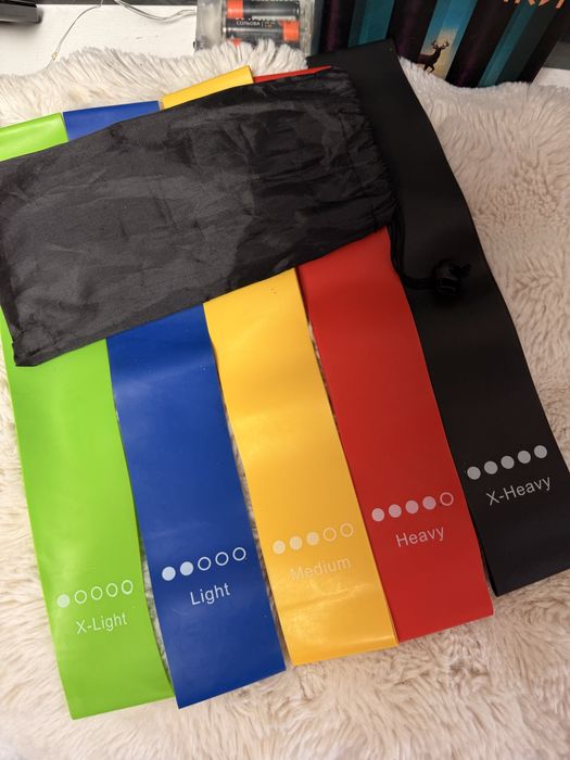 Масажний ролик + спортивний коврик для фітнесу + гантелі 2кг