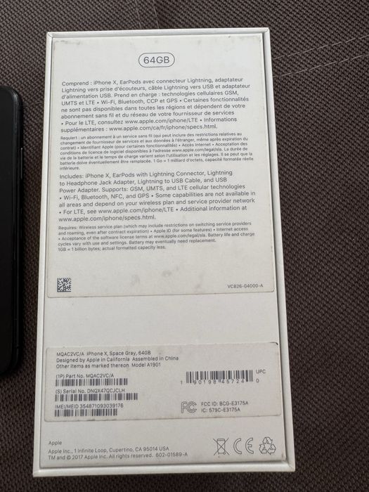iPhone X 64GB айфон 10