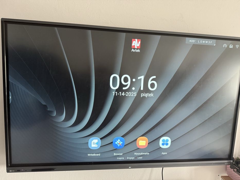 Monitor interaktywny tablica AVTEK TS 8 EASY 75" ANDROID gw 2027