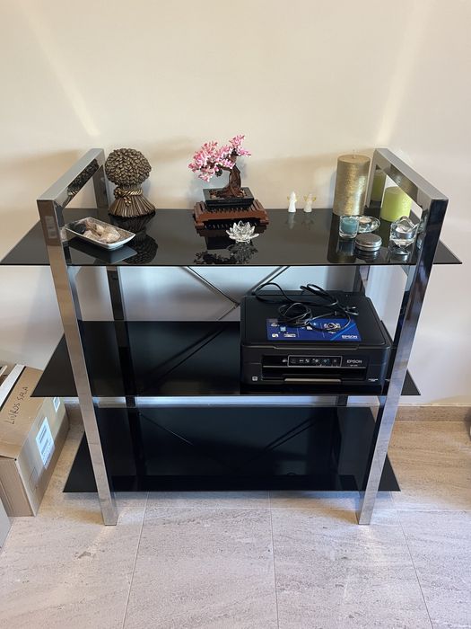 Estante de vidro temperado