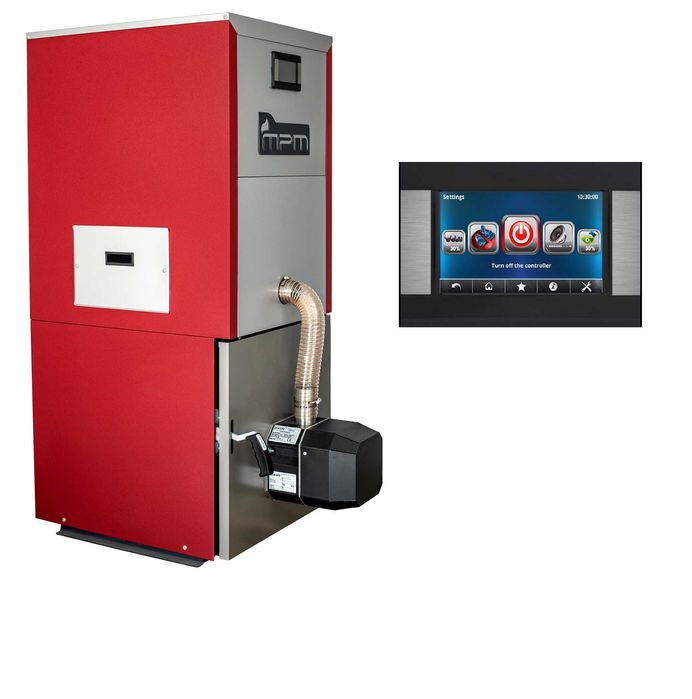 Kocioł na pellet, pelet Kipi MPM ECONERGY 15kW sterownik ecoTOUCH