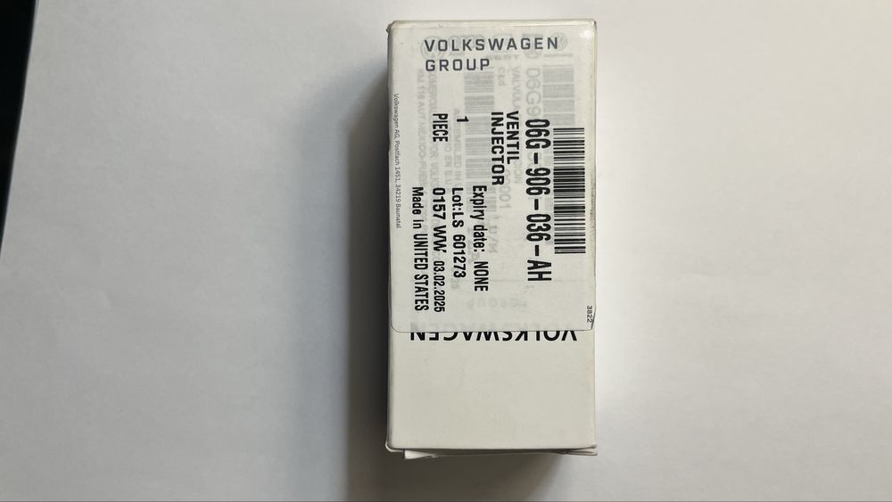Форсунка паливна VAG 06G906036AH VAG Форсунка Tiguan USA