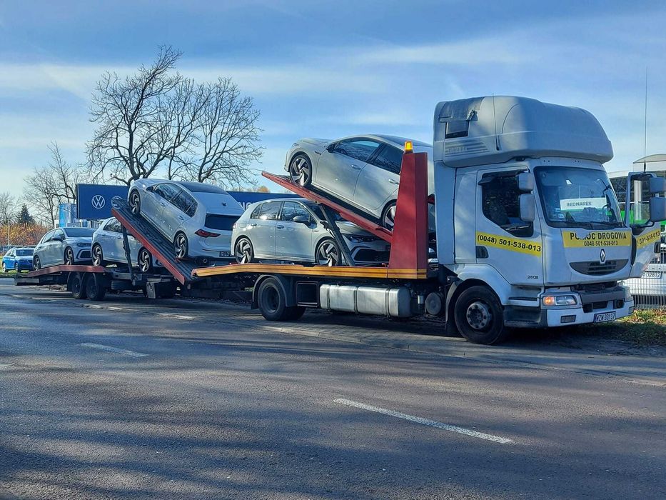 Transport SAMOCHODÓW  Osobowych i Busów Niemcy Holandia Europa LAWETA