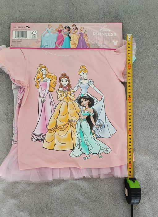 Футболки для дівчинки Disney Princess 5-6 років